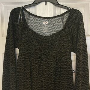 SO long sleeve dress - New with Tags